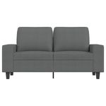 Casa si Gradina - Mobilier - Canapele si coltare - Canapele - Canapea cu 2 locuri, gri inchis, 120 cm, material textil - Infinity.ro