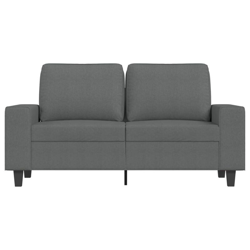 Casa si Gradina - Mobilier - Canapele si coltare - Canapele - Canapea cu 2 locuri, gri inchis, 120 cm, material textil - Infinity.ro