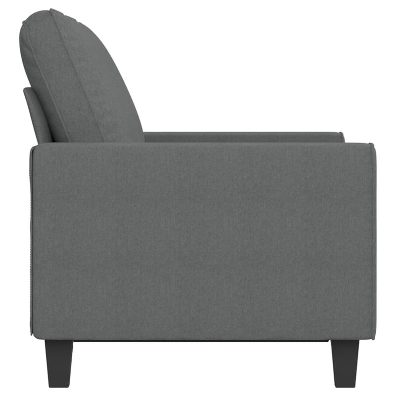 Casa si Gradina - Mobilier - Canapele si coltare - Canapele - Canapea cu 2 locuri, gri inchis, 120 cm, material textil - Infinity.ro