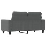 Casa si Gradina - Mobilier - Canapele si coltare - Canapele - Canapea cu 2 locuri, gri inchis, 120 cm, material textil - Infinity.ro