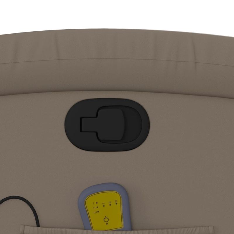 Ingrijire personala si Cosmetice - Sanatate si wellness - Articole wellness - Fotolii de masaj - Fotoliu de masaj rabatabil, cappuccino, piele ecologica - Infinity.ro