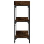 Casa si Gradina - Mobilier - Comode si corpuri - Console - Masuta consola cu rafturi, stejar fumuriu, 100x30x80 cm - Infinity.ro