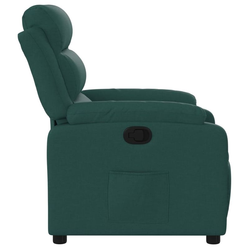 Casa si Gradina - Mobilier - Scaune si fotolii - Fotolii - Fotoliu rabatabil, verde inchis, material textil - Infinity.ro