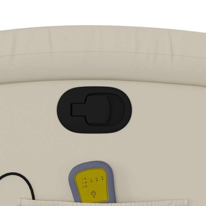 Ingrijire personala si Cosmetice - Sanatate si wellness - Articole wellness - Fotolii de masaj - Fotoliu de masaj rabatabil, crem, piele ecologica - Infinity.ro