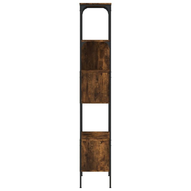 Casa si Gradina - Mobilier - Biblioteci si rafturi - Biblioteci - Biblioteca cu 5 niveluri, stejar fumuriu, 76x33x188,5 cm, lemn - Infinity.ro