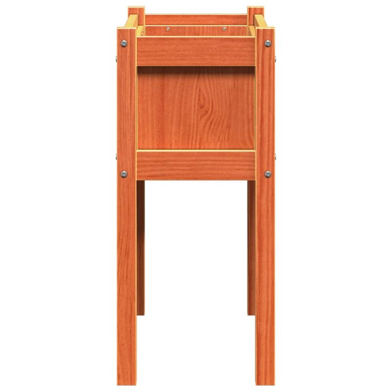 Casa si Gradina - Gradinarit si plante - Plante si ghivece - Ghivece si suporturi - Jardiniera gradina cu picioare maro ceruit 70x31x70 cm lemn pin - Infinity.ro