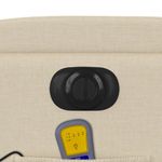 Ingrijire personala si Cosmetice - Sanatate si wellness - Articole wellness - Fotolii de masaj - Fotoliu electric de masaj rabatabil cu ridicare, crem, textil - Infinity.ro