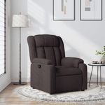 Casa si Gradina - Mobilier - Scaune si fotolii - Fotolii - Fotoliu rabatabil, maro inchis, material textil - Infinity.ro