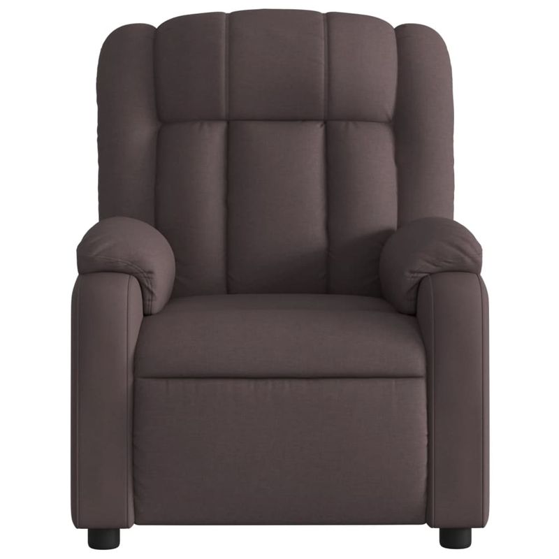 Casa si Gradina - Mobilier - Scaune si fotolii - Fotolii - Fotoliu rabatabil, maro inchis, material textil - Infinity.ro