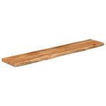 Casa si Gradina - Mobilier - Biblioteci si rafturi - Rafturi - Raft perete 100x20x2,5cm dreptunghiular lemn acacia margine vie - Infinity.ro