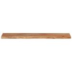 Casa si Gradina - Mobilier - Biblioteci si rafturi - Rafturi - Raft perete 100x20x2,5cm dreptunghiular lemn acacia margine vie - Infinity.ro