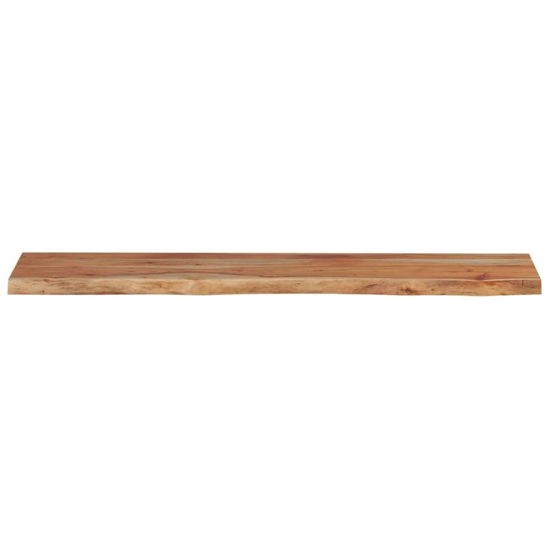 Casa si Gradina - Mobilier - Biblioteci si rafturi - Rafturi - Raft perete 100x20x2,5cm dreptunghiular lemn acacia margine vie - Infinity.ro