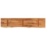 Casa si Gradina - Mobilier - Biblioteci si rafturi - Rafturi - Raft perete 100x20x2,5cm dreptunghiular lemn acacia margine vie - Infinity.ro