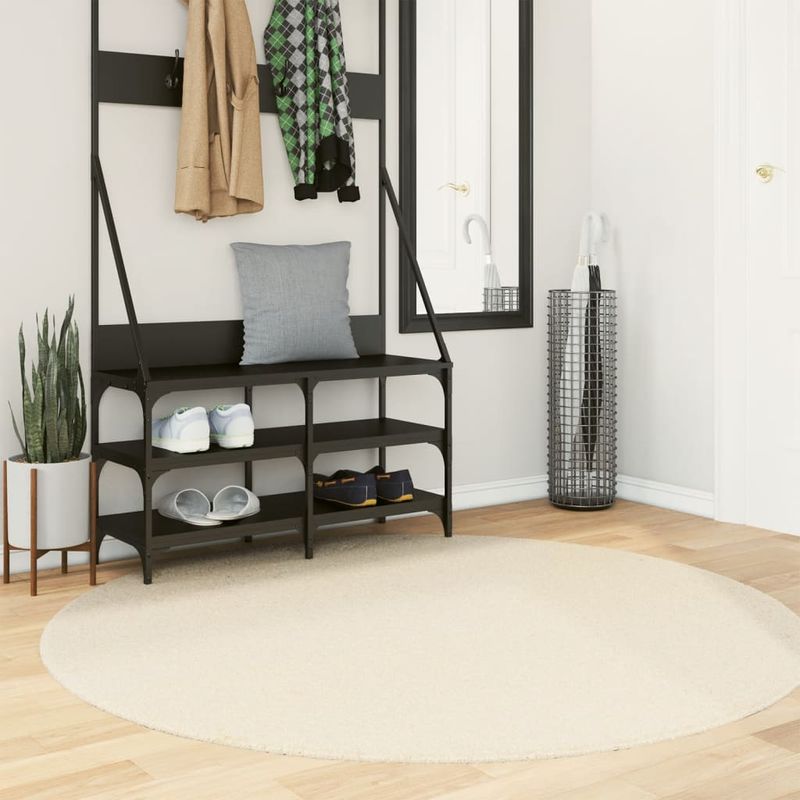 Casa si Gradina - Textile si covoare - Covoare - Covoare casa - Covor HUARTE, fir scurt, moale si lavabil, crem, Ø 160 cm - Infinity.ro