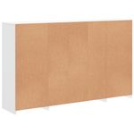 Casa si Gradina - Mobilier - Comode si corpuri - Comode - Servanta cu lumini LED, 3 buc., alb, lemn prelucrat - Infinity.ro