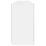 Casa si Gradina - Mobilier - Comode si corpuri - Comode - Servanta cu lumini LED, alb, 164x37x67 cm - Infinity.ro