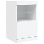 Casa si Gradina - Mobilier - Comode si corpuri - Comode - Servanta cu lumini LED, alb, 164x37x67 cm - Infinity.ro