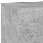 Casa si Gradina - Mobilier - Comode si corpuri - Noptiere - Noptiera cu lumini LED, gri beton, 70x36x40,5 cm - Infinity.ro