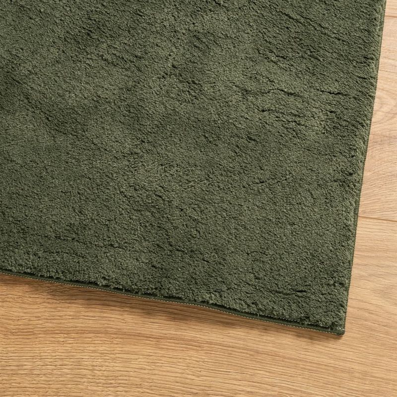 Casa si Gradina - Textile si covoare - Covoare - Covoare casa - Covor HUARTE, fir scurt, moale si lavabil verde padure 60x110cm - Infinity.ro
