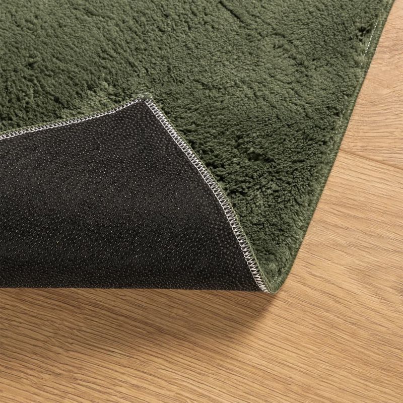 Casa si Gradina - Textile si covoare - Covoare - Covoare casa - Covor HUARTE, fir scurt, moale si lavabil verde padure 60x110cm - Infinity.ro