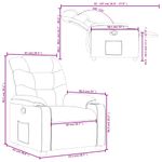 Casa si Gradina - Mobilier - Scaune si fotolii - Fotolii - Fotoliu rabatabil, gri, piele ecologica - Infinity.ro