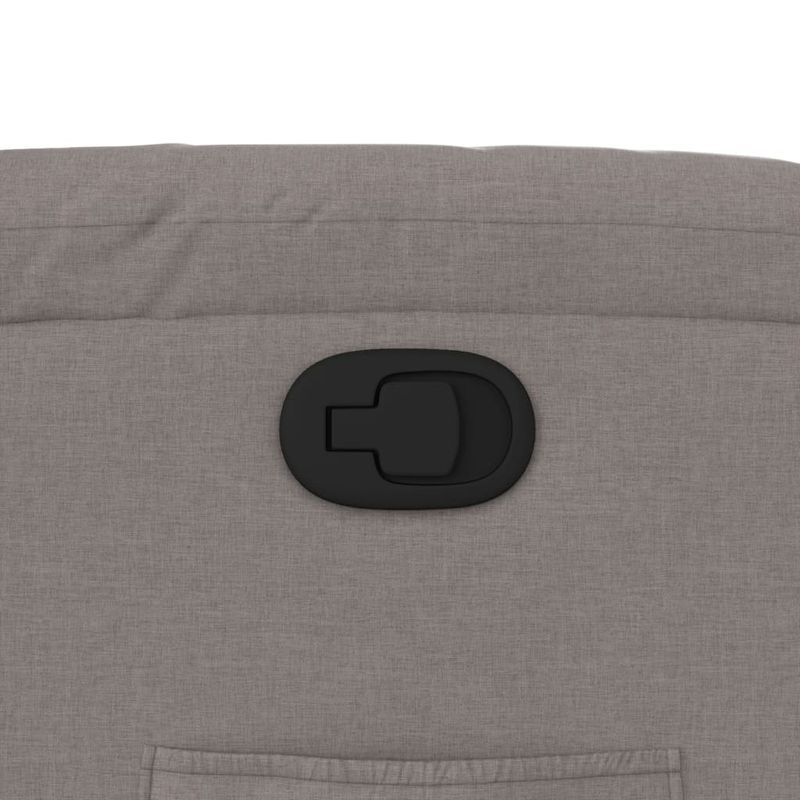 Casa si Gradina - Mobilier - Scaune si fotolii - Fotolii - Fotoliu rabatabil cu ridicare pe verticala, gri taupe, textil - Infinity.ro