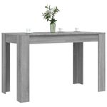 Casa si Gradina - Mobilier - Mese si birouri - Mese bucatarie si dining - Masa de bucatarie, sonoma gri, 120x60x76 cm, lemn prelucrat - Infinity.ro