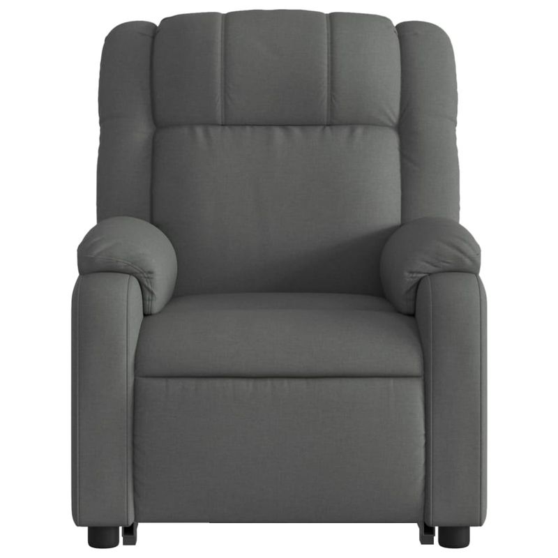 Casa si Gradina - Mobilier - Scaune si fotolii - Fotolii - Fotoliu electric rabatabil cu ridicare, gri inchis, textil - Infinity.ro