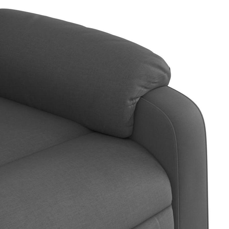 Casa si Gradina - Mobilier - Scaune si fotolii - Fotolii - Fotoliu electric rabatabil cu ridicare, gri inchis, textil - Infinity.ro