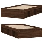 Casa si Gradina - Mobilier - Paturi si accesorii - Paturi - Cadru pat, stejar maro, 90 x 200 cm - Infinity.ro