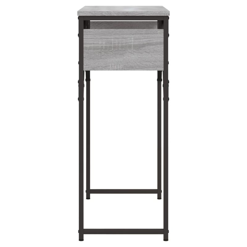 Casa si Gradina - Mobilier - Comode si corpuri - Console - Masuta consola cu raft gri sonoma 75x30x75 cm lemn prelucrat - Infinity.ro