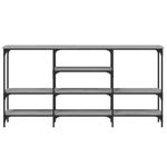 Casa si Gradina - Mobilier - Comode si corpuri - Console - Masuta consola, gri sonoma, 160x29x80 cm, lemn prelucrat - Infinity.ro