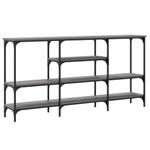 Casa si Gradina - Mobilier - Comode si corpuri - Console - Masuta consola, gri sonoma, 160x29x80 cm, lemn prelucrat - Infinity.ro