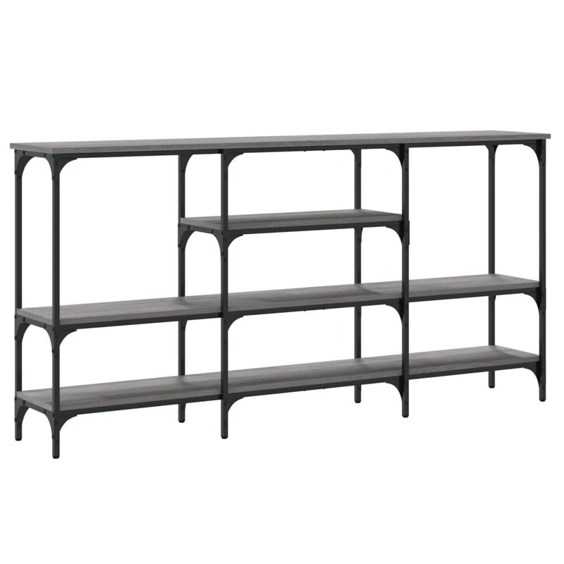 Casa si Gradina - Mobilier - Comode si corpuri - Console - Masuta consola, gri sonoma, 160x29x80 cm, lemn prelucrat - Infinity.ro
