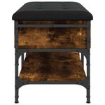 Casa si Gradina - Mobilier - Organizare si depozitare - Bancute - Banca de pantofi, stejar fumuriu, 82x42x45 cm, lemn prelucrat - Infinity.ro