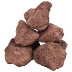Casa si Gradina - Decoratiuni - Obiecte decorative - Accesorii decorative - Roci vulcanice, 25 kg, rosu, 10-30 cm - Infinity.ro