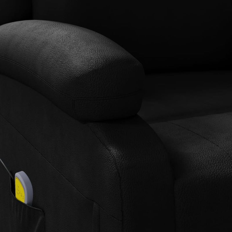 Ingrijire personala si Cosmetice - Sanatate si wellness - Articole wellness - Fotolii de masaj - Fotoliu de masaj, negru, piele ecologica - Infinity.ro