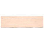 Casa si Gradina - Mobilier - Mobilier baie - Blaturi baie - Blat de baie, 180x50x(2-6) cm, lemn masiv netratat - Infinity.ro
