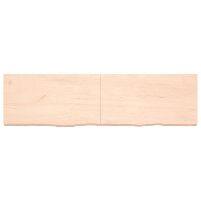 Casa si Gradina - Mobilier - Mobilier baie - Blaturi baie - Blat de baie, 180x50x(2-6) cm, lemn masiv netratat - Infinity.ro