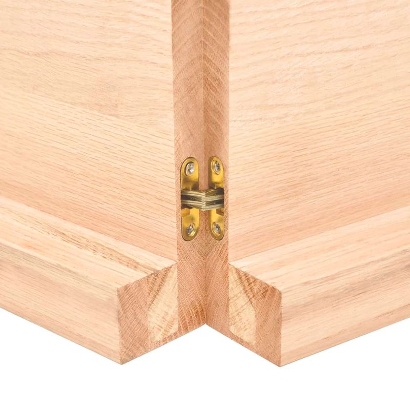 Casa si Gradina - Mobilier - Mobilier baie - Blaturi baie - Blat de baie, 180x50x(2-6) cm, lemn masiv netratat - Infinity.ro