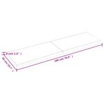 Casa si Gradina - Mobilier - Mobilier baie - Blaturi baie - Blat de baie, 180x50x(2-6) cm, lemn masiv netratat - Infinity.ro