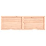 Casa si Gradina - Mobilier - Mobilier baie - Blaturi baie - Blat de baie, 180x50x(2-6) cm, lemn masiv netratat - Infinity.ro