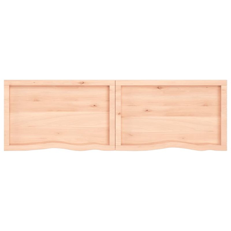 Casa si Gradina - Mobilier - Mobilier baie - Blaturi baie - Blat de baie, 180x50x(2-6) cm, lemn masiv netratat - Infinity.ro