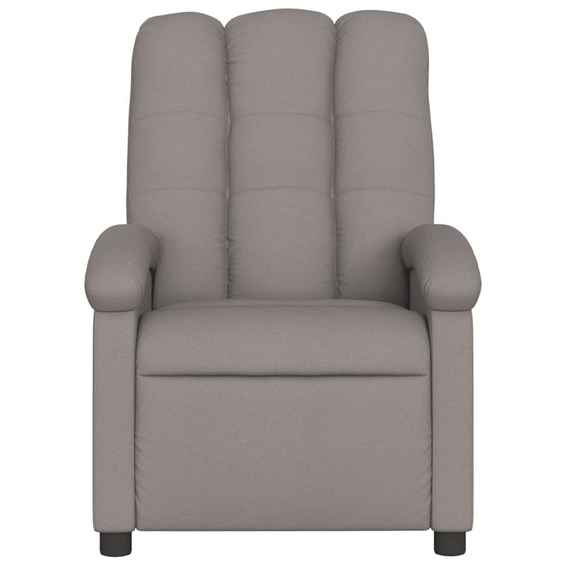 Ingrijire personala si Cosmetice - Sanatate si wellness - Articole wellness - Fotolii de masaj - Fotoliu electric de masaj rabatabil, gri taupe, textil - Infinity.ro