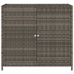 Casa si Gradina - Gradina si terasa - Mobilier exterior - Dulapuri si lazi depozitare exterior - Dulap depozitare de gradina, gri, 83x45x76 cm, poliratan - Infinity.ro