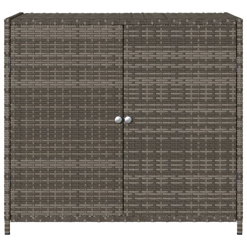 Casa si Gradina - Gradina si terasa - Mobilier exterior - Dulapuri si lazi depozitare exterior - Dulap depozitare de gradina, gri, 83x45x76 cm, poliratan - Infinity.ro