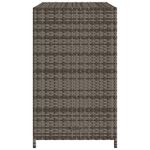 Casa si Gradina - Gradina si terasa - Mobilier exterior - Dulapuri si lazi depozitare exterior - Dulap depozitare de gradina, gri, 83x45x76 cm, poliratan - Infinity.ro