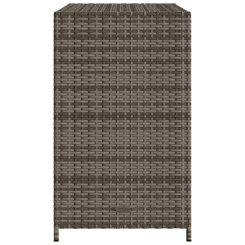 Casa si Gradina - Gradina si terasa - Mobilier exterior - Dulapuri si lazi depozitare exterior - Dulap depozitare de gradina, gri, 83x45x76 cm, poliratan - Infinity.ro