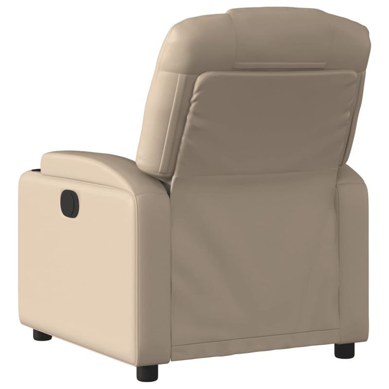 Casa si Gradina - Mobilier - Scaune si fotolii - Fotolii - Fotoliu rabatabil electric, cappuccino, piele ecologica - Infinity.ro