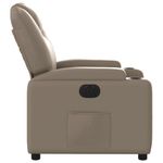 Casa si Gradina - Mobilier - Scaune si fotolii - Fotolii - Fotoliu rabatabil electric, cappuccino, piele ecologica - Infinity.ro